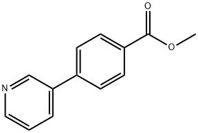 4-(3-吡啶)苯甲酸甲酯 结构式
