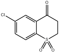 1,1,-二氧代-6-氯-4-硫色满酮,90396-06-8,结构式