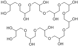 ポリグリセリン－１０ 化学構造式