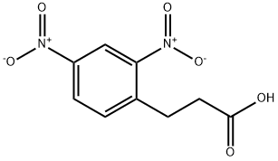 3-(2,4-二硝基苯基)丙酸, 90417-95-1, 结构式