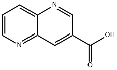 1,5-ナフチリジン-3-カルボン酸 化学構造式