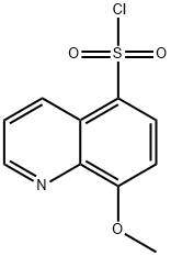 8-Methoxy-5-quinolinesulfonyl chloride Struktur