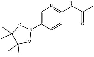 2-アセトアミドピリジン-5-ボロン酸ピナコールエステル 化学構造式