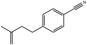 4-(4-CYANOPHENYL)-2-METHYL-1-BUTENE Structure