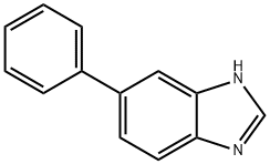 1H-Benzimidazole,6-phenyl-(9CI), 90463-26-6, 结构式