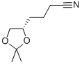 (S)-4,5-ISOPROPYLIDENE HEXANONITRILE Struktur