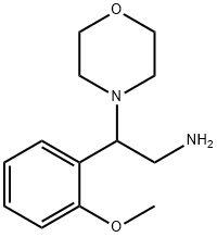 2-(2-METHOXY-PHENYL)-2-MORPHOLIN-4-YL-ETHYLAMINE,904806-00-4,结构式