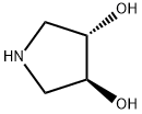 (3S,4S)-3,4-ピロリジンジオール 化学構造式