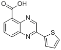2-噻吩-2-基-喹喔啉-5-羧酸, 904813-02-1, 结构式