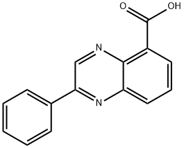 2-PHENYL-QUINOXALINE-5-CARBOXYLIC ACID, 904813-44-1, 结构式