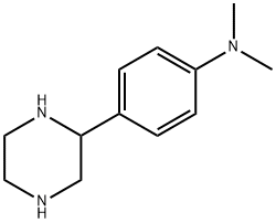 N,N-二甲基-4-(2-哌嗪)苯胺 结构式