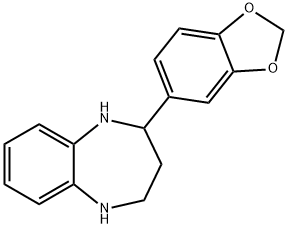 2-BENZO[1,3]DIOXOL-5-YL-2,3,4,5-TETRAHYDRO-1H-BENZO[B][1,4]DIAZEPINE Structure