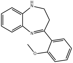 4-(2-METHOXY-PHENYL)-2,3-DIHYDRO-1H-BENZO[B][1,4]DIAZEPINE Struktur