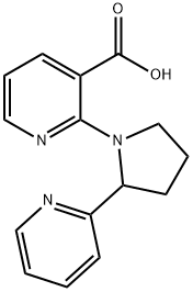 2-(2-PYRIDIN-2-YL-PYRROLIDIN-1-YL)-NICOTINIC ACID Structure