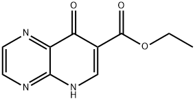 8-OXO-5,8-DIHYDRO-PYRIDO[2,3-B]PYRAZINE-7-CARBOXYLIC ACID ETHYL ESTER Struktur