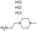 2-(4-甲基-1-哌嗪)-乙胺盐酸盐, 90482-07-8, 结构式