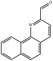 ベンゾ[H]キノリン-2-カルブアルデヒド 化学構造式