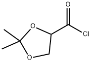 1,3-dioxolane-4-carbonyl chloride, 2,2-dimethyl- 化学構造式