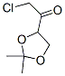 Ethanone, 2-chloro-1-(2,2-dimethyl-1,3-dioxolan-4-yl)- (9CI) 结构式