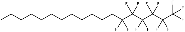1-(パーフルオロ-N-ヘキシル)ドデカン 化学構造式