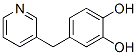 1,2-Benzenediol, 4-(3-pyridinylmethyl)- (9CI) Structure