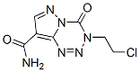 3-(2-chloroethyl)-3,4-dihydro-4-oxopyrazolo(5,1-d)-1,2,3,5-tetrazine-8-carboxamide Struktur