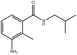 3-amino-N-isobutyl-2-methylbenzamide 结构式