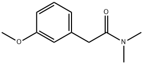 2-(3-METHOXY-PHENYL)-N,N-DIMETHYL-ACETAMIDE,90526-08-2,结构式