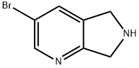 3-溴-6,7-二氢-5H-吡咯并[3,4-B]吡啶, 905273-36-1, 结构式