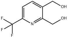 (6-(trifluoroMethyl)pyridine-2,3-diyl)diMethanol,905273-57-6,结构式