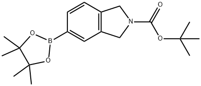 tert-butyl 5-(4,4,5,5-tetramethyl-1,3,2-dioxaborolan-2-yl)isoindoline-2-carboxyl Structure