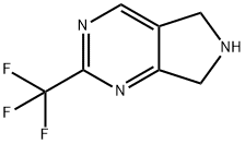 2-三氟甲基-6,7-5H-吡咯并[3,4-D]嘧啶,905274-04-6,结构式