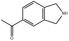 1-(2,3-dihydro-1H-isoindol-5-yl)-Ethanone Struktur