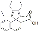 2,3,4,5-TETRAETHYL-2'H-SPIRO[CYCLOPENTA[2,4]DIENE-1,1'-NAPHTHALENE]-2'-CARBOXYLIC ACID Structure
