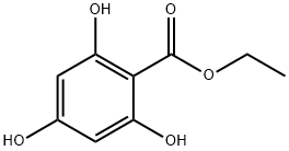 2,4,6-トリヒドロキシ安息香酸エチルエステル 化学構造式