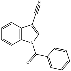 1-BENZOYL-3-CYANOINDOLE, 90539-80-3, 结构式