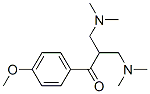 3-dimethylamino-2-dimethylaminomethyl-1-(4-methoxyphenyl)-1-propanone Struktur