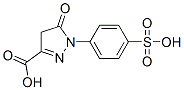 1H-Pyrazole-3-carboxylic acid, 4,5-dihydro-5-oxo-1-(4-sulfophenyl)-, coupled with diazotized 2'-(4-aminophenyl)-6-methyl[2,6'-bibenzothiazole]-7-sulfonic acid, diazotized 2''-(4-aminophenyl)-6-methyl[2,6':2',6''-terbenzothiazole]-7-sulfonic Struktur
