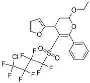 5-(4-CHLORO-1,1,2,2,3,3,4,4-OCTAFLUOROBUTYLSULFONYL)-2-ETHOXY-4-(FURAN-2-YL)-6-PHENYL-3,4-DIHYDRO-2H-PYRAN|