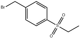 1-(BROMOMETHYL)-4-(ETHYLSULFONYL)BENZENE,90561-19-6,结构式