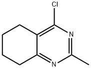 4-クロロ-2-メチル-5,6,7,8-テトラヒドロキナゾリン 化学構造式