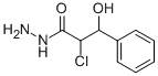 Hydracrylic acid, 2-chloro-3-phenyl-, hydrazide (7CI) Structure