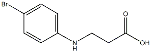3-((4-溴苯基)氨基)丙酸,90561-83-4,结构式