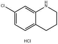 7-氯-1,2,3,4-四氢喹啉 盐酸盐 结构式