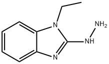 2H-Benzimidazol-2-one,1-ethyl-1,3-dihydro-,hydrazone(9CI) Structure