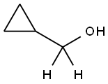 シクロプロピルメチル‐D2アルコール 化学構造式