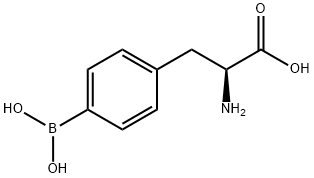 4-ボロノ-DL-フェニルアラニン 化学構造式