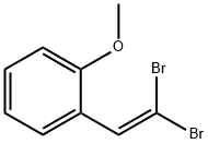 1-(2,2-二溴乙烯基)-2-甲氧基苯 结构式