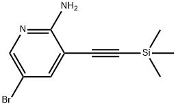 5-BROMO-3-((TRIMETHYLSILYL)ETHYNYL)PYRIDIN-2-AMINE