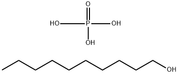 Phosphoric acid, decyl ester, sodium salt,90605-04-2,结构式